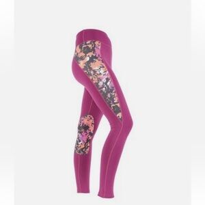 SHIRES AUBRION LOGAN JUNIOR TIGHTS Size Small Plum